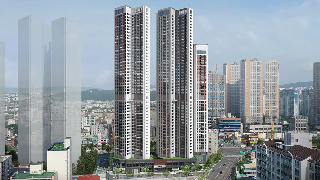 대구 달서구 본리동 379-1 주거복합 조감도